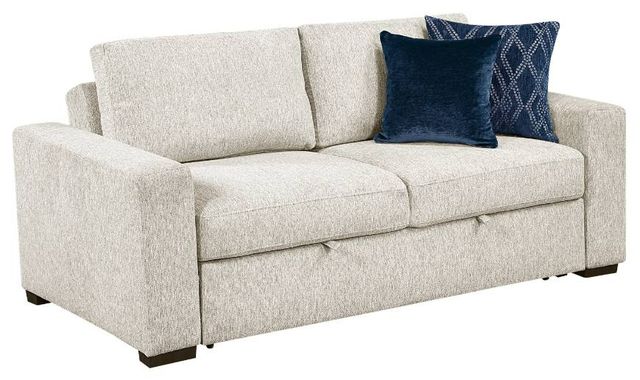 Homelegance® Isla Beige Pull-Out Bed Loveseat with Click Motion Back-0
