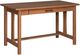 Country Classic Collection Customizable Signature Library Desk with Keyboard Drawer-0