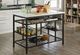 ACME Furniture Lanzo Gunmetal Kitchen Island-1