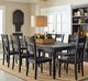 Jofran Inc. Madison County Brown Dining Table with Vintage Black Base-1
