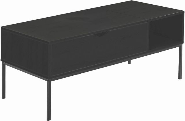 Monarch Specialties Inc. Black 42" Lift-Top Coffee Table-0