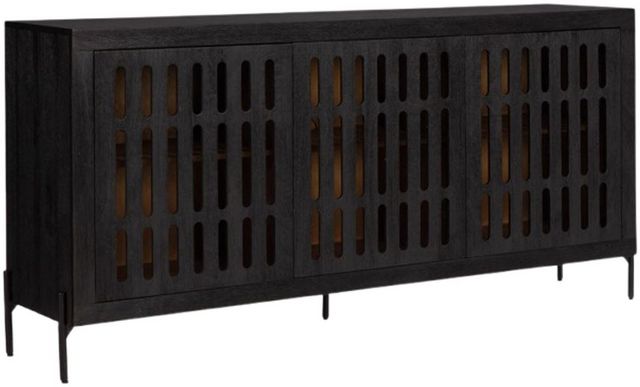 Signature Design by Ashley® Vallisburg Black/Natural Accent Cabinet-0