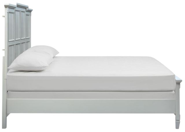 Magnussen Home® Glenbrook Pebble Complete King Panel Bed-3