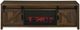 Coaster® Enfield Dark Pine Fireplace Media Console TV Stand-2