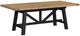 Intercon Hendricks Raven/Rustic Wheat Trestle Table-0