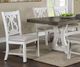 Furniture of America® Auletta 7-Piece Distressed White/Gray Dining Set-2
