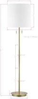 Forty West Eliza Gold Floor Lamp-1