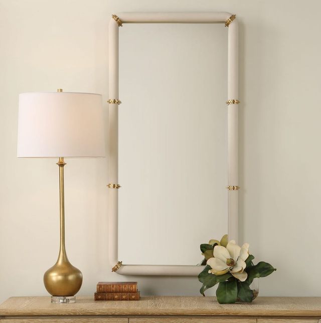 Uttermost® Cyprus White Mirror-1