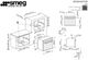 Smeg Linea 24" Mystic Gray Electric Convection Oven-1
