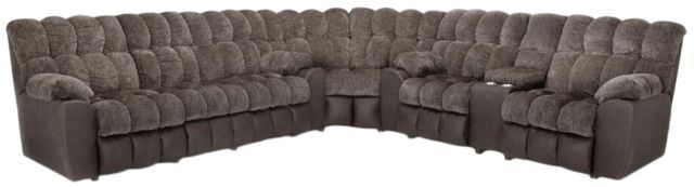 Franklin™ Westwood Atlantic Mink Manual Reclining Loveseat-4
