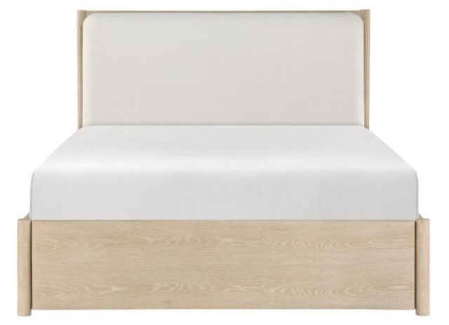 Homelegance® 4-Piece Brown/White Queen Platform Storage Bedroom Set-2