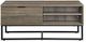 ACME Furniture Homare Rustic Oak Coffee Table with Black Base-3