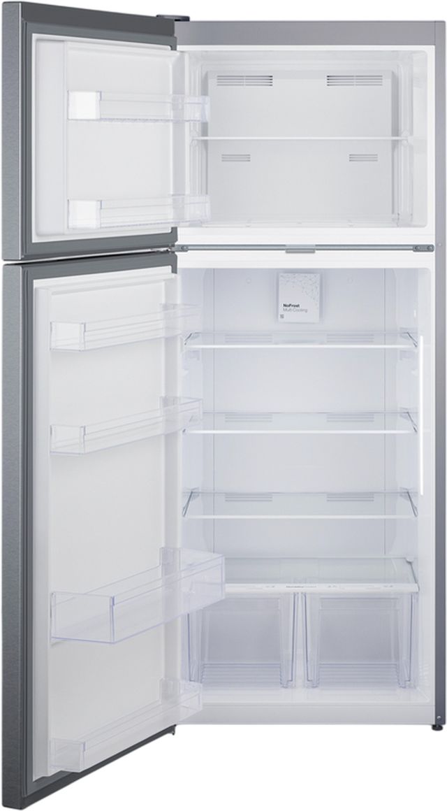 Summit® 28" 14.3 Cu. Ft. Stainless Steel Counter Depth Top Freezer Refrigerator-2