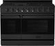 Thor Kitchen® Gordon Ramsay Series 48" Matte Black Pro Style Gas Range-0
