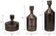Sagebrook Home Norcoat 3-Piece Bronze Bottle Set-1