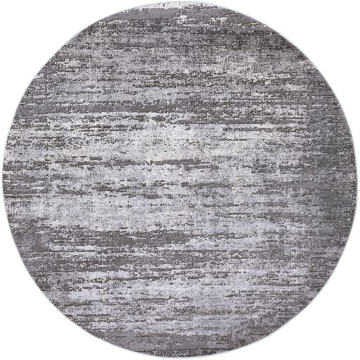 Surya Tibetan Medium Gray 5' Round Rug-0