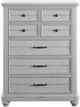 Emerald Home New Haven Oyster Shell 7-Drawer Chest-3