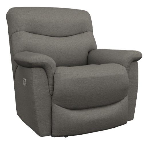 La-Z-Boy® James Charcoal Power Wall Recliner with Headrest and Lumbar-0
