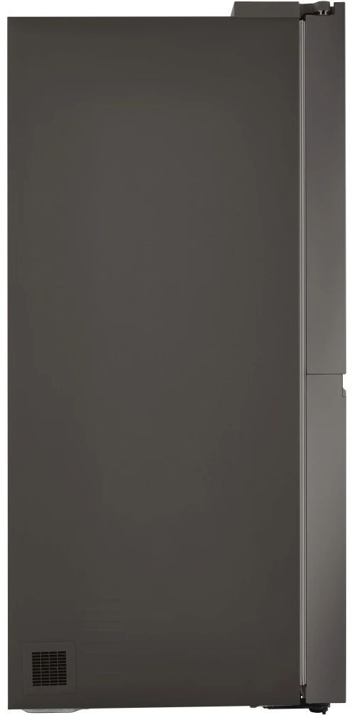 LG 36" 27 Cu. Ft. PrintProof™ Black Stainless Steel Side-by-Side InstaView® Refrigerator with Craft Ice™-3