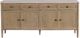 Crestview Aviana Beige/Whitewash Sideboard with Marble Top-1