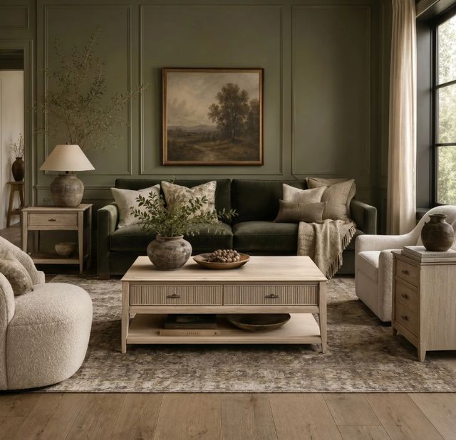 Riverside Furniture Carmella Pebble Oak Chairside Table-1