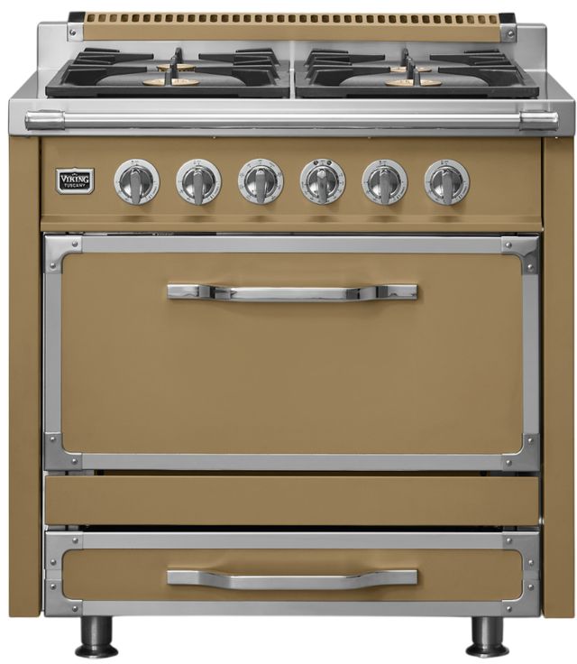 Viking® Tuscany 36" Golden Hour Pro Style Dual Fuel Range-0