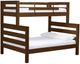 Crate Designs™ Furniture TimberFrame Brindle Twin XL/Queen Bunk Bed-0
