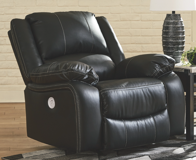 Signature Design by Ashley® Calderwell Black Power Rocker Recliner-2