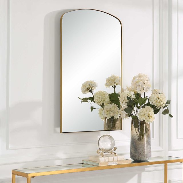 Uttermost® Tordera Brass Plated Arch Mirror-1