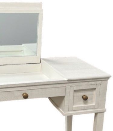 Million Dollar Rustic Frosted White 2-Drawer Vanity -1