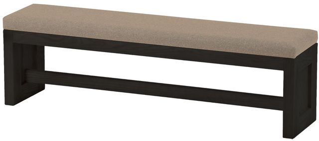 Crate Designs™ Furniture Espresso Upholstered Bench-0