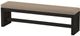 Crate Designs™ Furniture Espresso Upholstered Bench-0