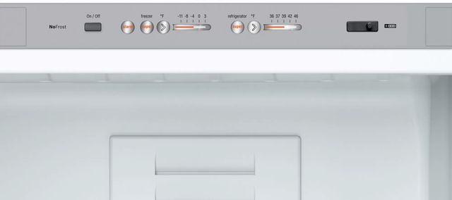 Bosch® 800 Series 10.0 Cu. Ft. White Glass Compact Refrigerator-2