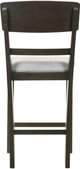 Crown Mark Oakly Dark Brown/Gray Counter Height Side Chair-2