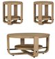 Parker House® Escape 3-Piece Glazed Natural Oak Occasional Table Set-0