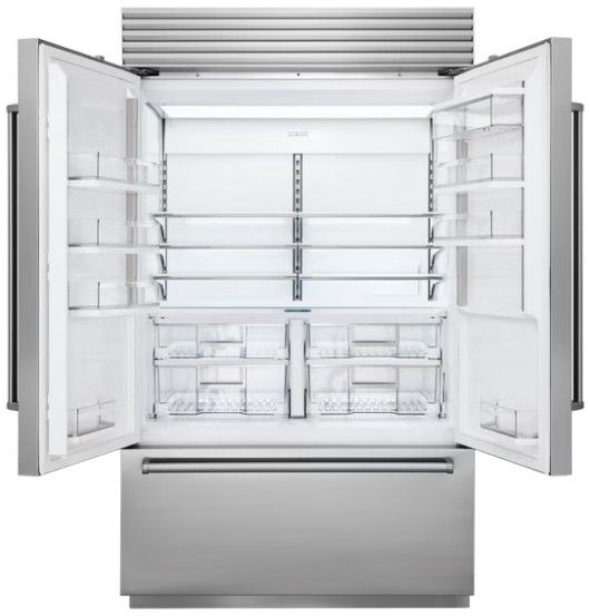 Sub-Zero® Classic Series 48" 28.9 Cu. Ft. Stainless Steel Built-In French Door Refrigerator/Freezer with Internal Dispenser-1
