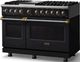 Viking® 5 Series 48" Onyx Pro Style Dual Fuel (LP) Range with Brushed Brass Trim-3