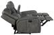 Coaster® Raelynn Gray Manual Reclining Loveseat with Console-3