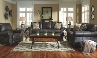 Benchcraft® Breville Charcoal Queen Sleeper Sofa-3