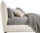 Parker House® Cumulus Cozy Snow King Upholstered Panel Bed-2
