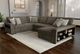 Emerald Home Ethan 4-Piece Dark Taupe Brown Right-Arm Facing Sectional and Chaise-1