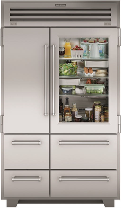 Sub-Zero® PRO 48 in. 30.4 Cu. Ft. Stainless Frame Built In Side-by-Side Refrigerator