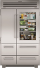 Sub-Zero® PRO 48" 30.4 Cu. Ft. Stainless Steel Built-In Side-by-Side Refrigerator-0