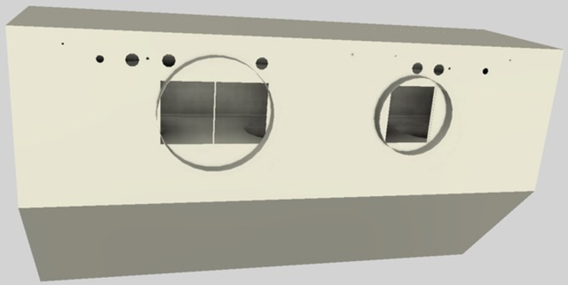 Vent-A-Hood® 42" Biscuit Wall Mounted Liner Insert-1