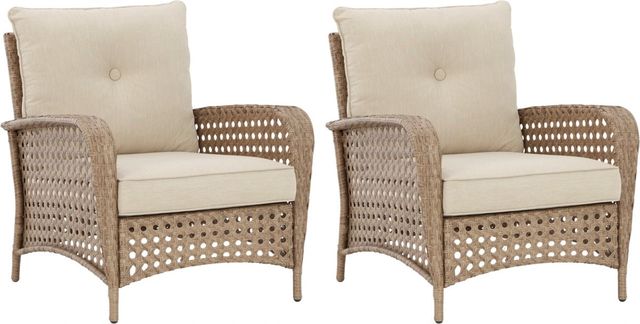 Signature Design by Ashley® Braylee 2-Piece Driftwood Lounge Chair with Cushion-0