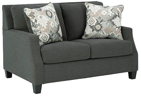 Signature Design by Ashley® Bayonne 4-Piece Charcoal Living Room Set-2
