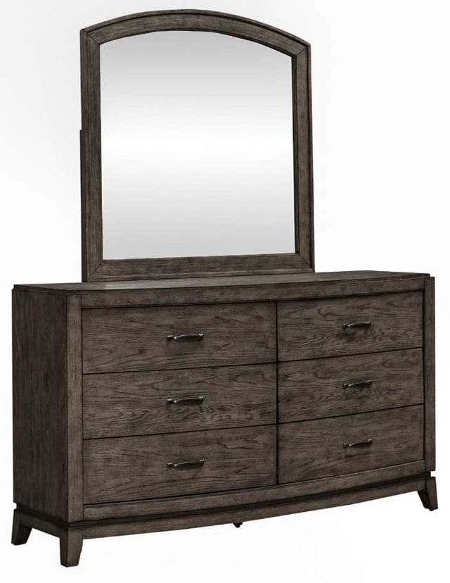 Liberty Furniture Avalon Coffee Bean Dresser and Mirror-0