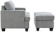 Intercon Baldwin Dalton Graphite Ottoman-3