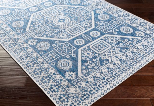 Surya Eagean Navy/Off-White 4'x6' Area Rug-2