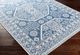 Surya Eagean Navy/Off-White 4'x6' Area Rug-2